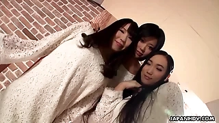 Duo hot Asian sluts getting their pussies eaten